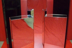 Mirrored-Display-Vases